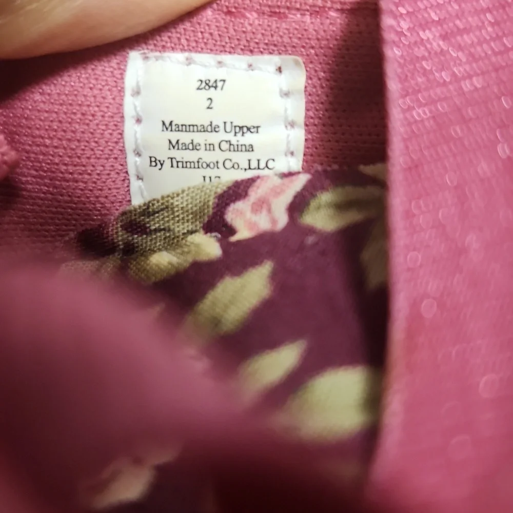 Trimfoot Co Mary Jane pink shoes Size 2
